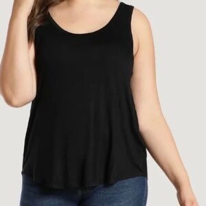 Women's American Eagle Favorite Black Tank Top - Size XL